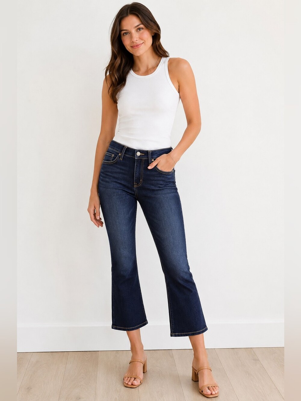 ❤️ 7 FOR ALL MANKIND CROPPED KIMMIE BOOTCUT JEANS, 4 (27)